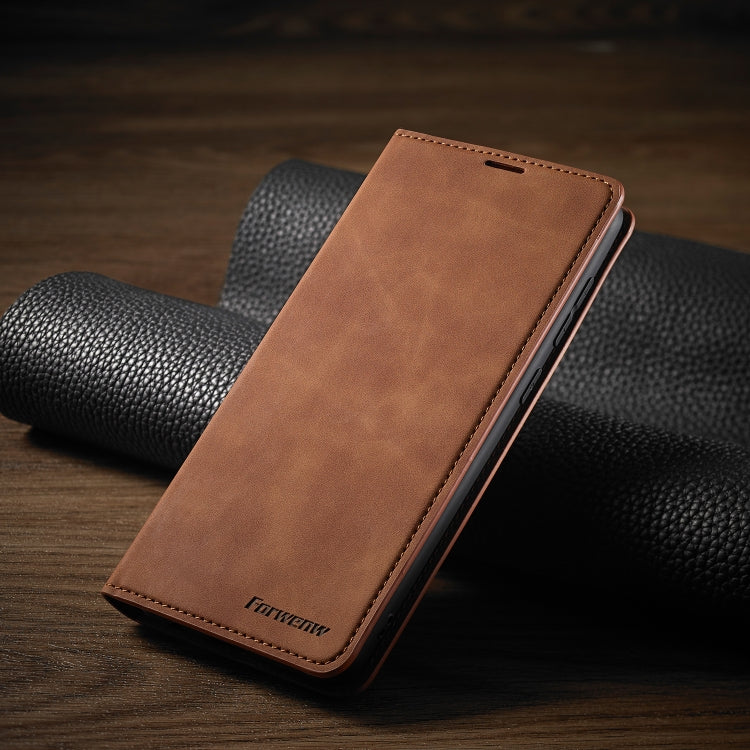 For Samsung Galaxy A21s Forwenw Dream Series Oil Edge Strong Magnetism Horizontal Flip Leather Case with Holder & Card Slots & Wallet & Photo Frame