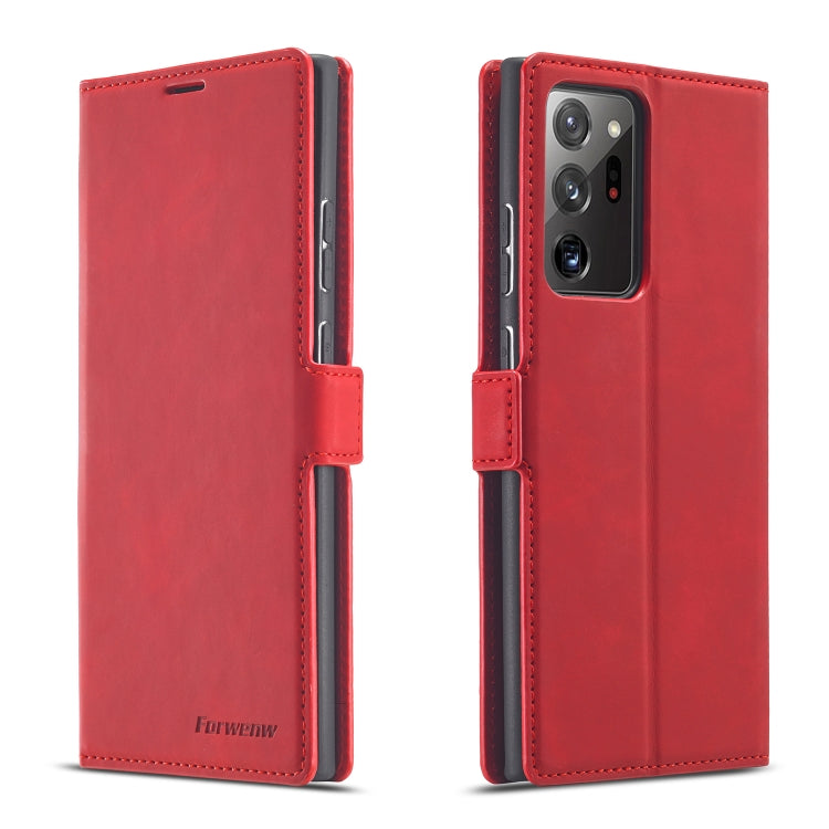 For Samsung Galaxy Note20 Forwenw Dream Series Oil Edge Strong Magnetism Horizontal Flip Leather Case with Holder & Card Slots & Wallet & Photo Frame