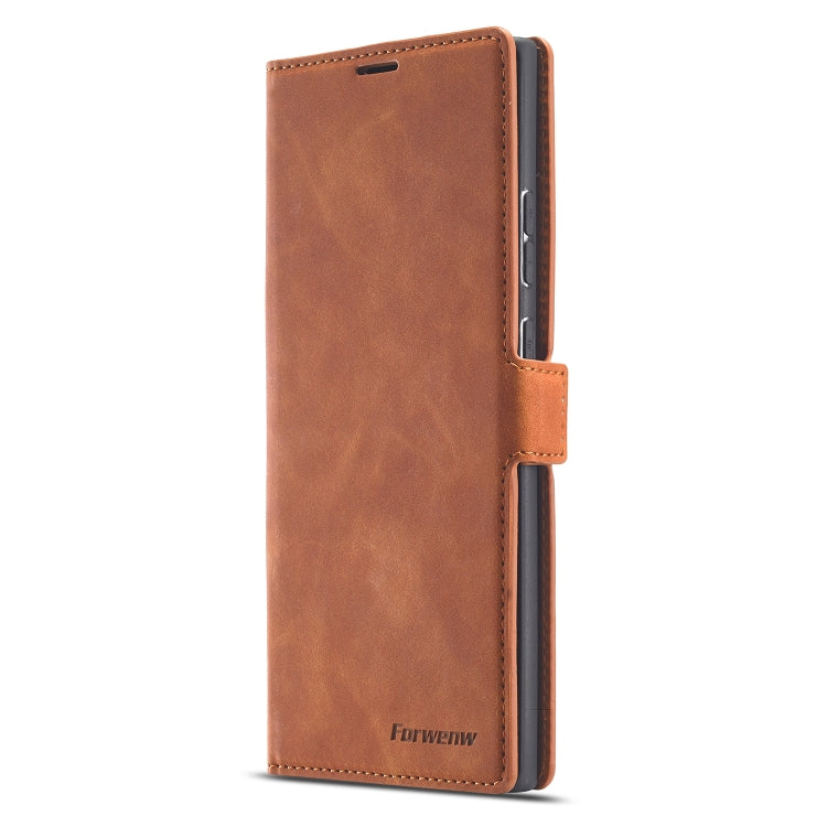 For Samsung Galaxy Note20 Forwenw Dream Series Oil Edge Strong Magnetism Horizontal Flip Leather Case with Holder & Card Slots & Wallet & Photo Frame