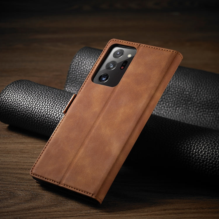 For Samsung Galaxy Note20 Forwenw Dream Series Oil Edge Strong Magnetism Horizontal Flip Leather Case with Holder & Card Slots & Wallet & Photo Frame