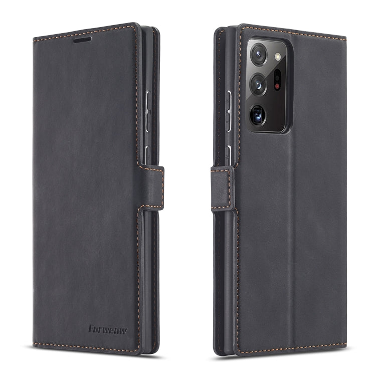 For Samsung Galaxy Note20 Ultra Forwenw Dream Series Oil Edge Strong Magnetism Horizontal Flip Leather Case with Holder & Card Slots & Wallet & Photo Frame