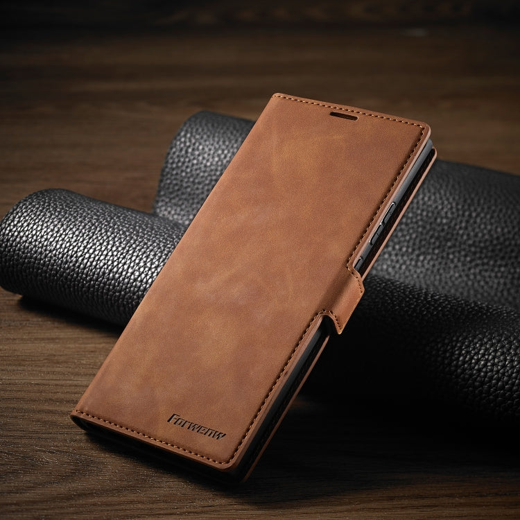 For Samsung Galaxy Note20 Ultra Forwenw Dream Series Oil Edge Strong Magnetism Horizontal Flip Leather Case with Holder & Card Slots & Wallet & Photo Frame