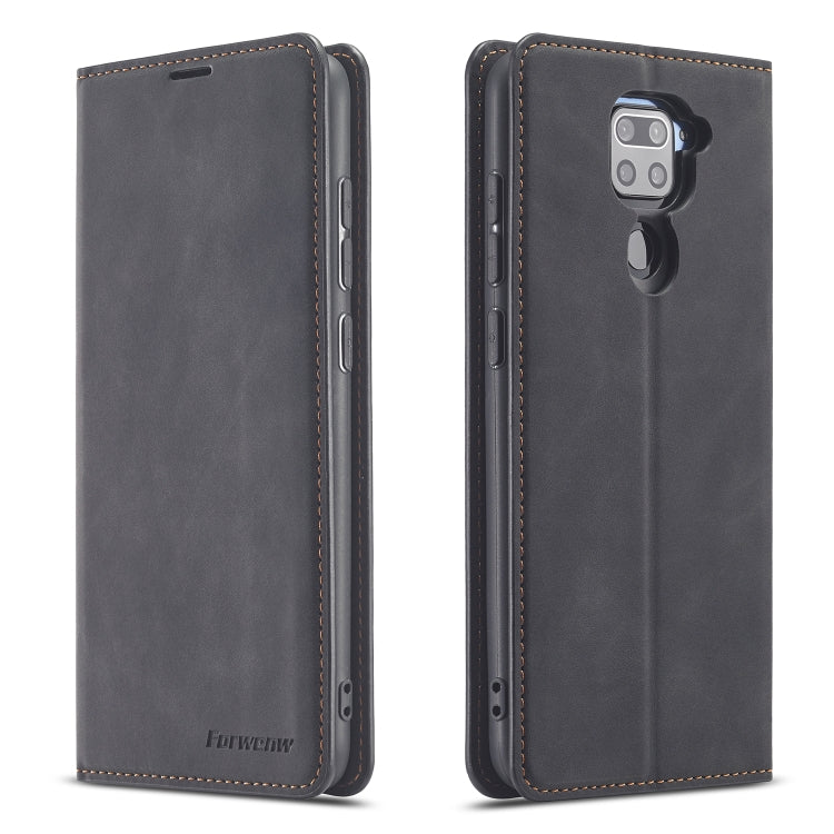 For Xiaomi Redmi Note 9 Forwenw Dream Series Oil Edge Strong Magnetism Horizontal Flip Leather Case with Holder & Card Slots & Wallet & Photo Frame
