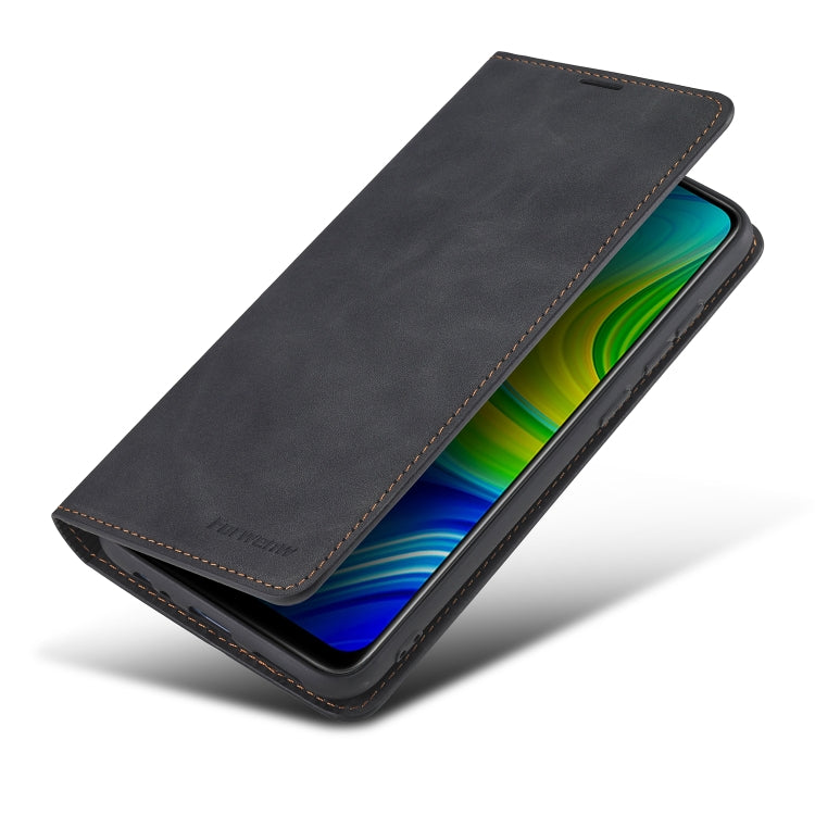 For Xiaomi Redmi Note 9 Forwenw Dream Series Oil Edge Strong Magnetism Horizontal Flip Leather Case with Holder & Card Slots & Wallet & Photo Frame