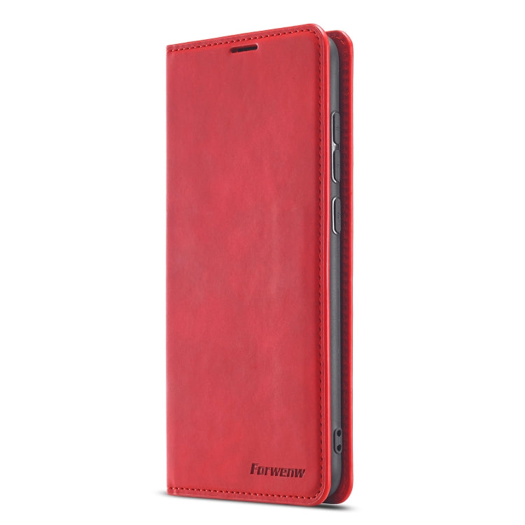 For Xiaomi Redmi Note 9 Forwenw Dream Series Oil Edge Strong Magnetism Horizontal Flip Leather Case with Holder & Card Slots & Wallet & Photo Frame
