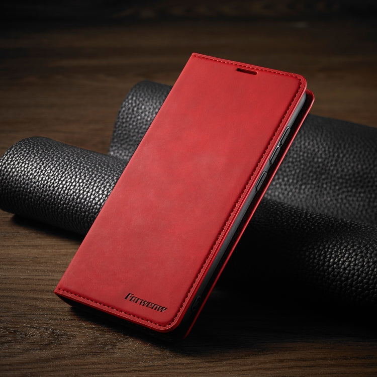 For Xiaomi Redmi Note 9 Forwenw Dream Series Oil Edge Strong Magnetism Horizontal Flip Leather Case with Holder & Card Slots & Wallet & Photo Frame
