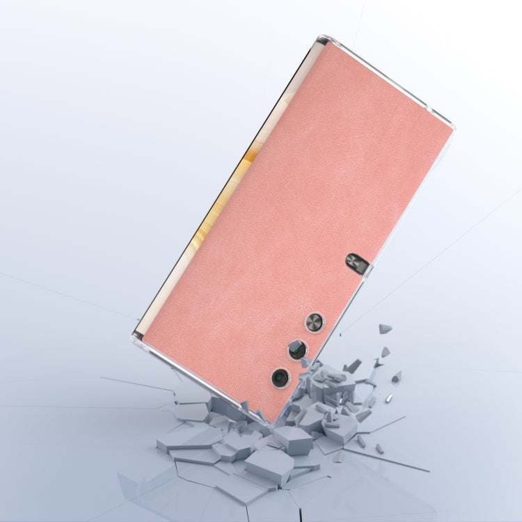For Honor V Purse PU Leather Transparent Edge Phone Case