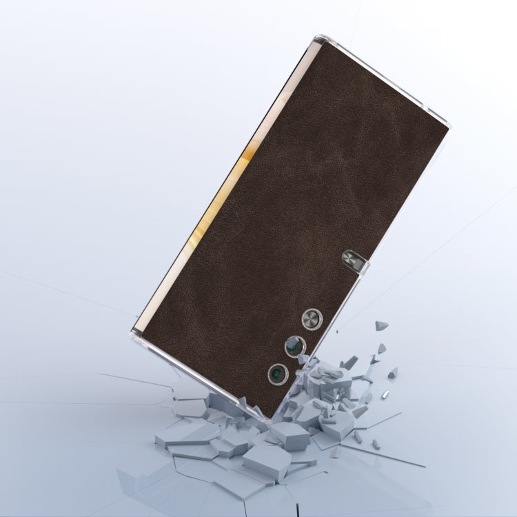 For Honor V Purse PU Leather Transparent Edge Phone Case
