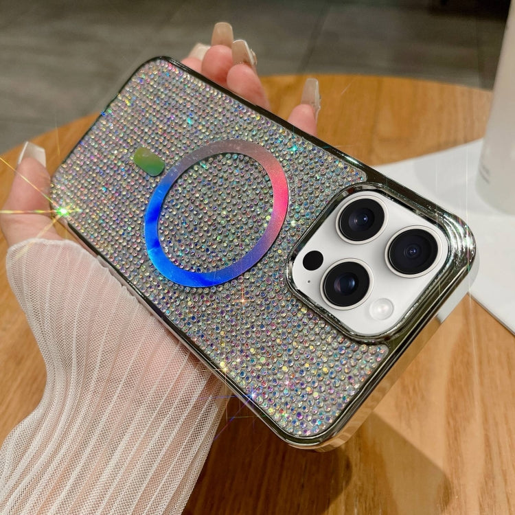 For iPhone 13 Pro Diamonds Plated Magsafe Phone Case