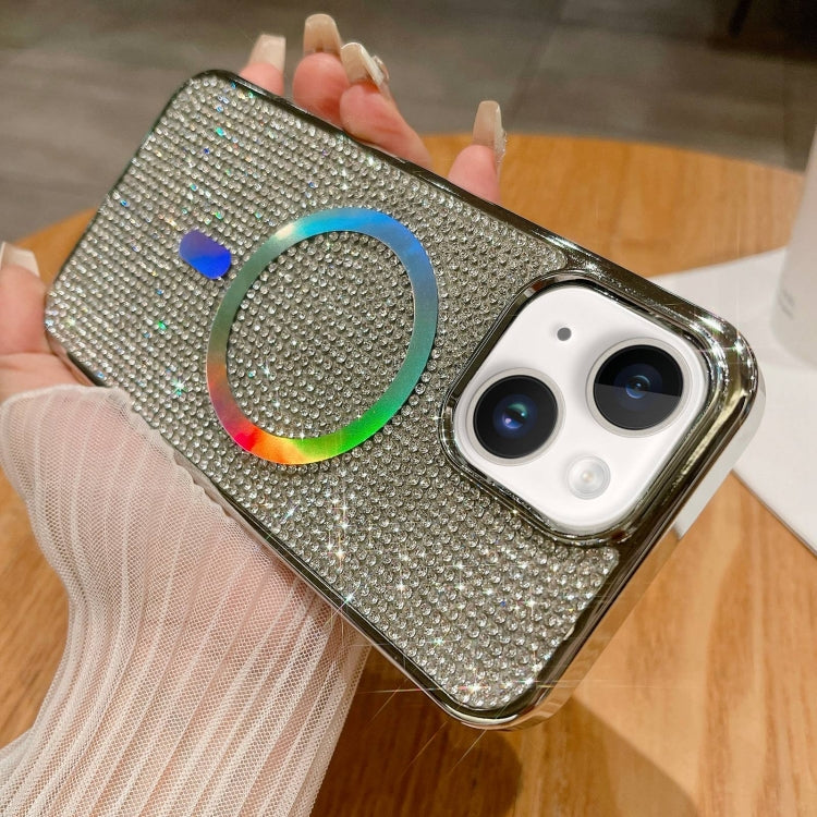 For iPhone 13 Diamonds Plated Magsafe Phone Case