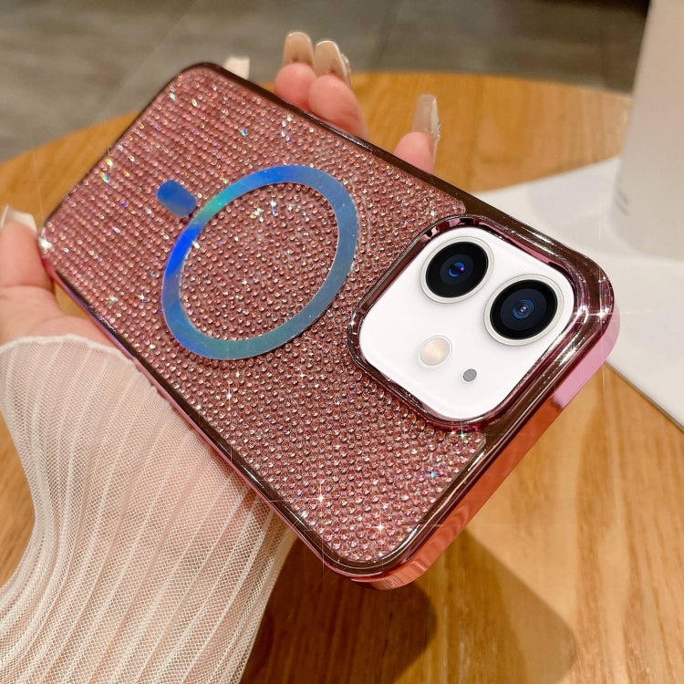 For iPhone 11 Diamonds Plated Magsafe Phone Case
