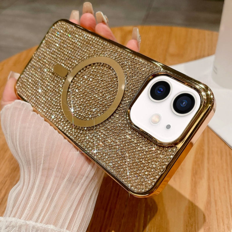 For iPhone 11 Diamonds Plated Magsafe Phone Case