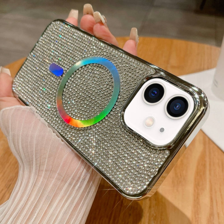 For iPhone 11 Diamonds Plated Magsafe Phone Case