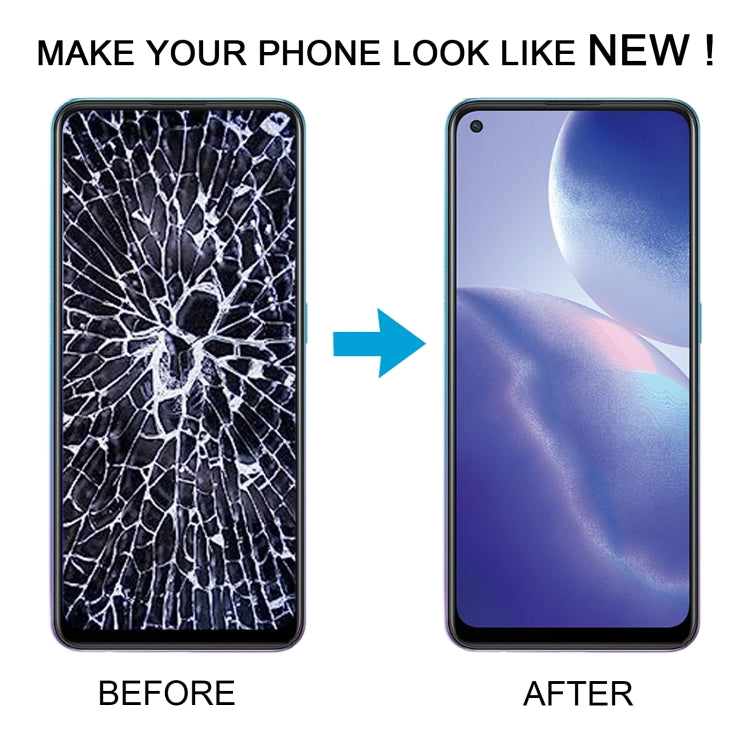 For OPPO Reno5 Z OLED LCD Screen Digitizer Full Assembly with Frame