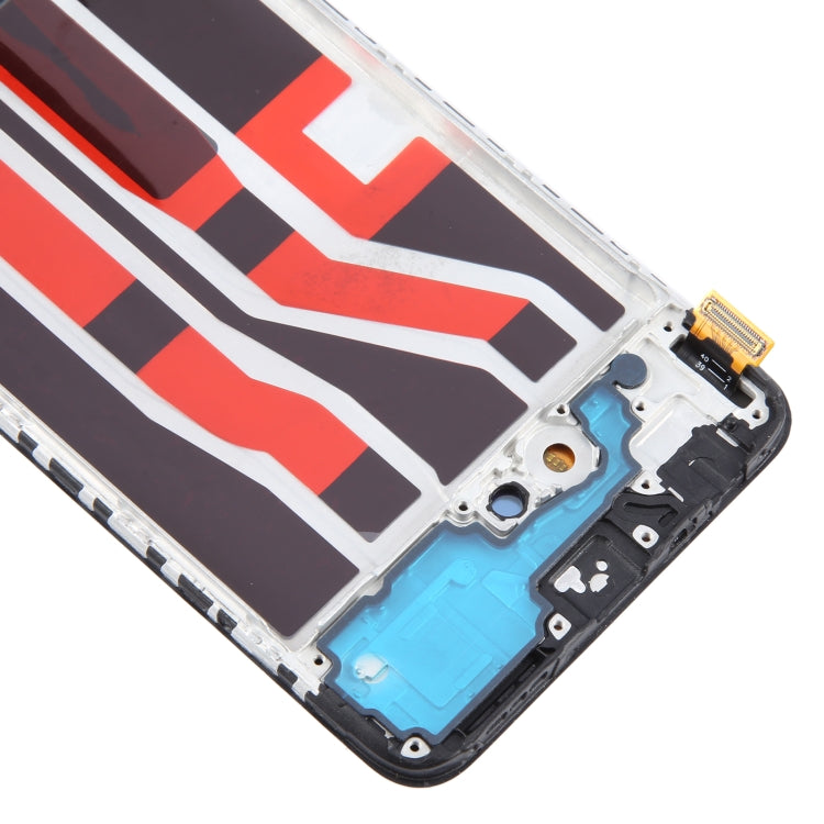 For OPPO F19 OLED LCD Screen Digitizer Full Assembly with Frame
