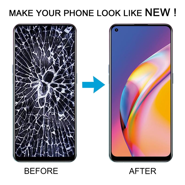 For OPPO F19 Pro+ 5G OLED LCD Screen Digitizer Full Assembly with Frame