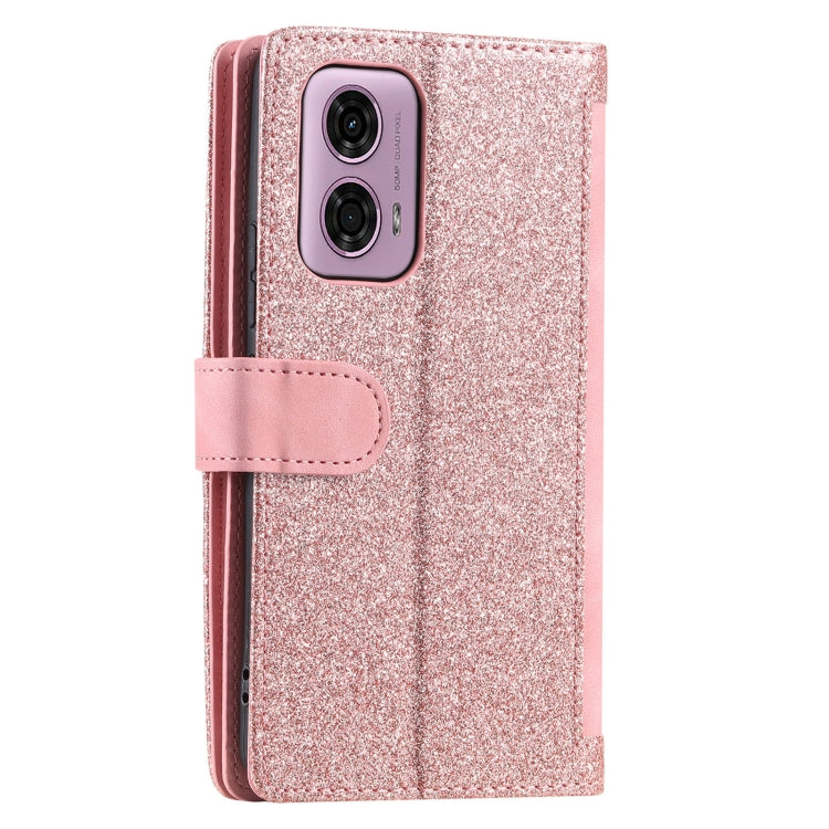 For Motorola Moto G85 Nine Card Zipper Bag Leather Phone Case with Lanyard
