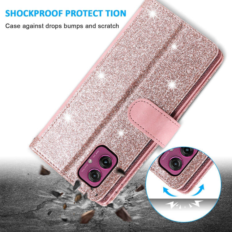 For Motorola Moto G55 Nine Card Zipper Bag Leather Phone Case with Lanyard