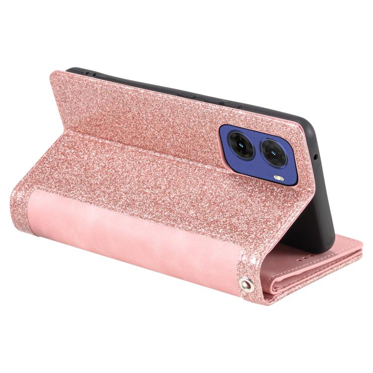 For Motorola Moto G05 Nine Card Zipper Bag Leather Phone Case with Lanyard
