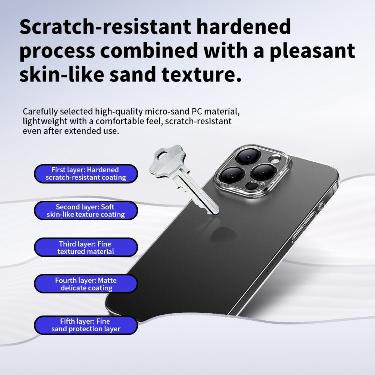 For iPhone 13 Pro Max PC Hardened Matte Ultra-thin Phone Case
