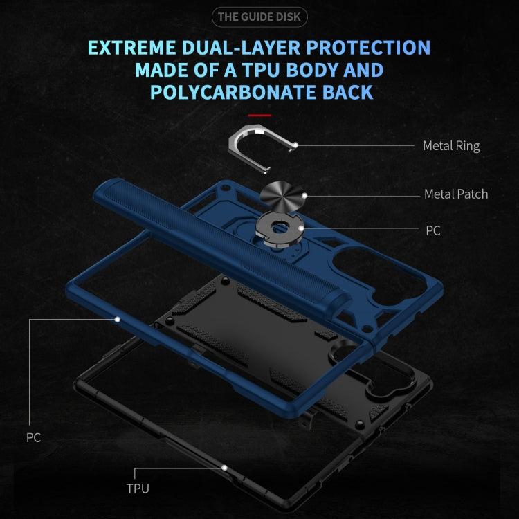For Samsung Galaxy Z Fold6 5G Shockproof TPU + PC Phone Case with Protective Strap
