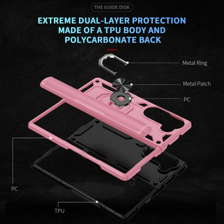 For Samsung Galaxy Z Fold6 5G Shockproof TPU + PC Phone Case with Protective Strap