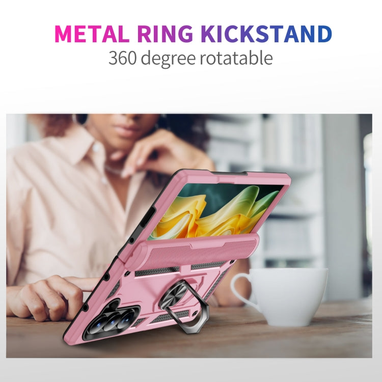 For Samsung Galaxy Z Fold6 5G Shockproof TPU + PC Phone Case with Protective Strap