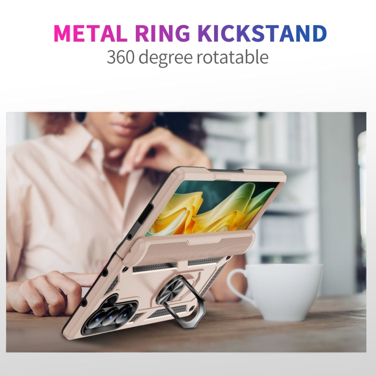 For Samsung Galaxy Z Fold6 5G Shockproof TPU + PC Phone Case with Protective Strap