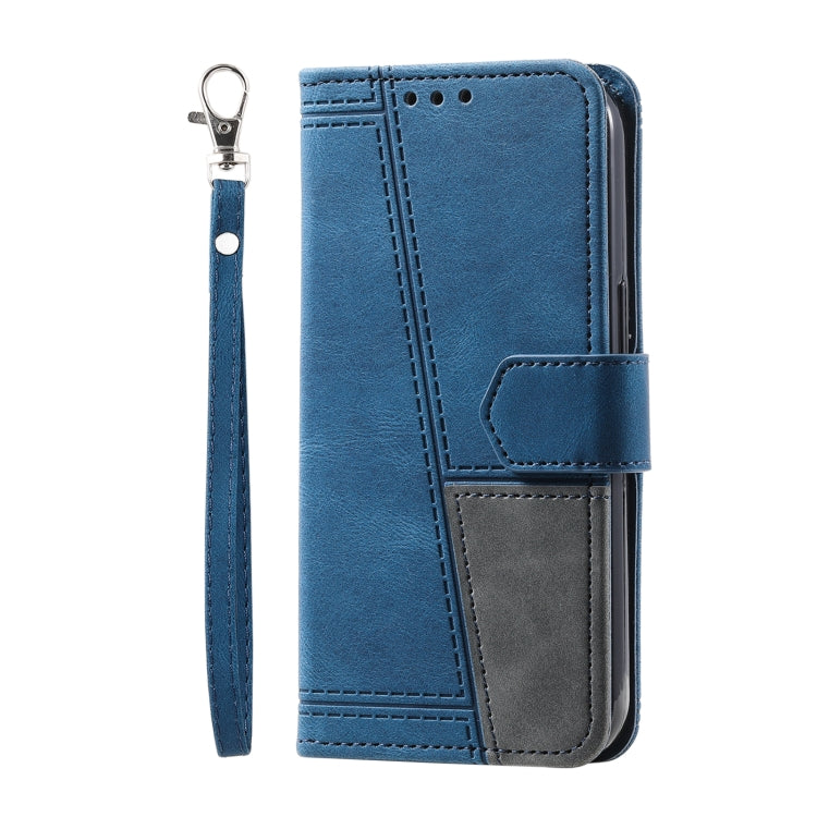 For Honor 200 Lite TTUDRCH Embossed Line Splicing Leather Phone Case
