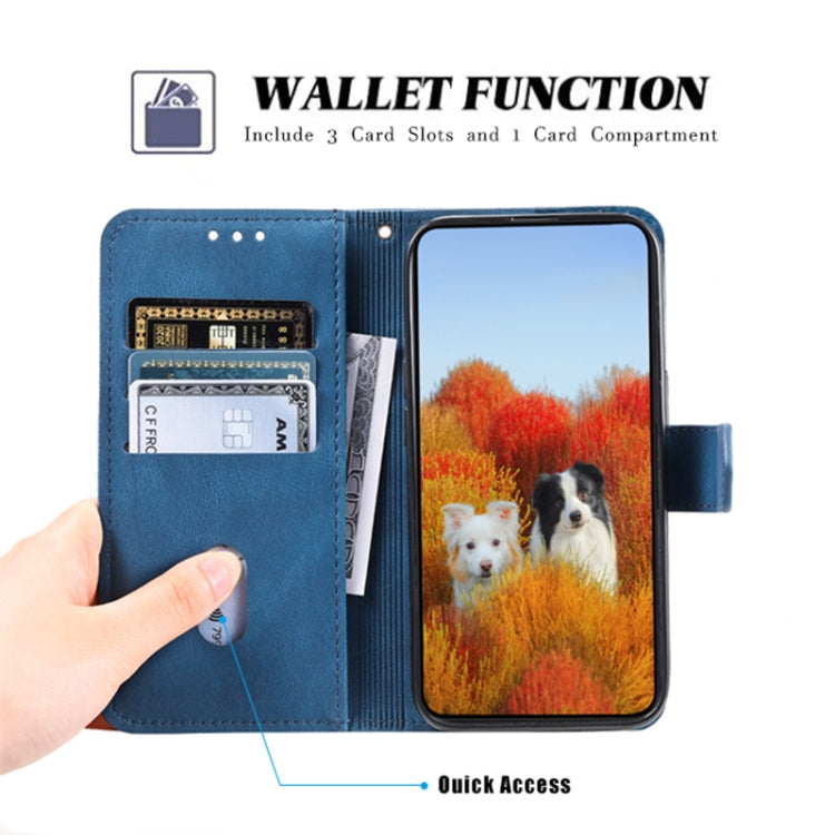 For Honor 200 Lite TTUDRCH Embossed Line Splicing Leather Phone Case