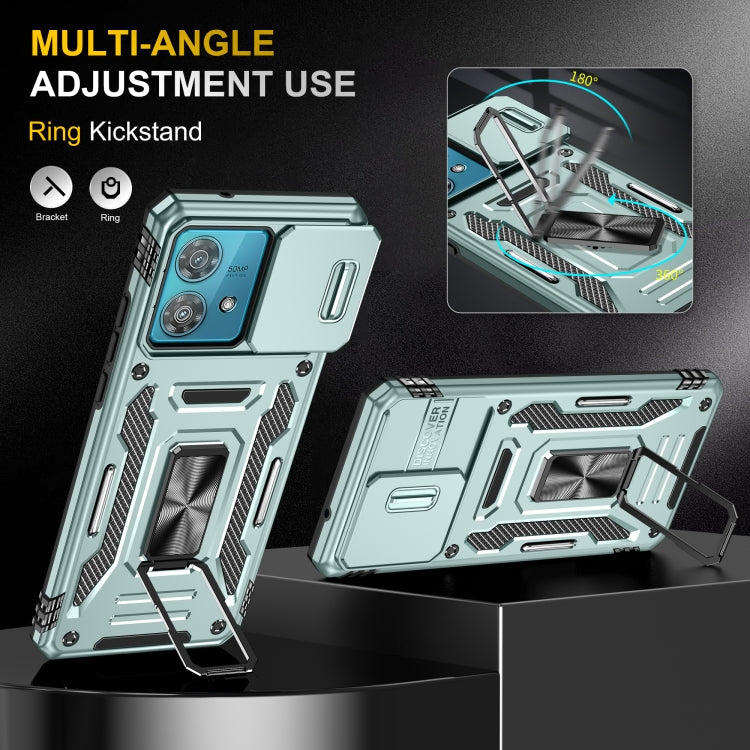 For Motorola Edge 40 Neo Armor PC + TPU Camera Shield Phone Case