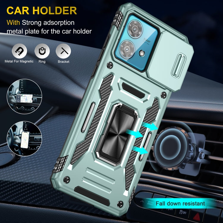 For Motorola Edge 40 Neo Armor PC + TPU Camera Shield Phone Case