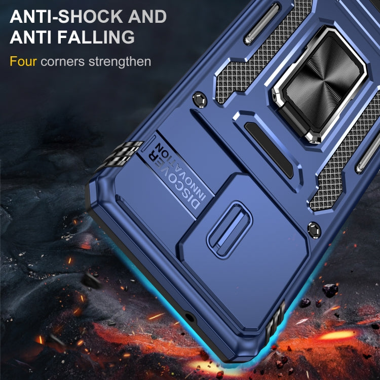 For Motorola Edge 40 Neo Armor PC + TPU Camera Shield Phone Case
