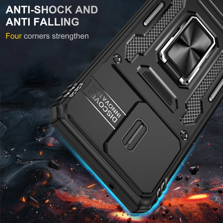 For Motorola Edge 40 Neo Armor PC + TPU Camera Shield Phone Case