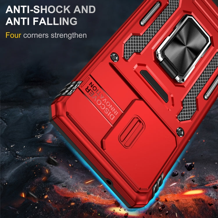 For Motorola Edge 40 Neo Armor PC + TPU Camera Shield Phone Case
