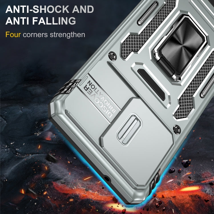 For Motorola Edge 40 Neo Armor PC + TPU Camera Shield Phone Case