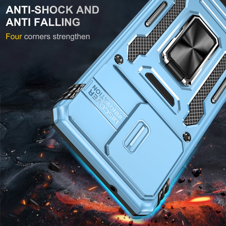 For Motorola Edge 40 Neo Armor PC + TPU Camera Shield Phone Case