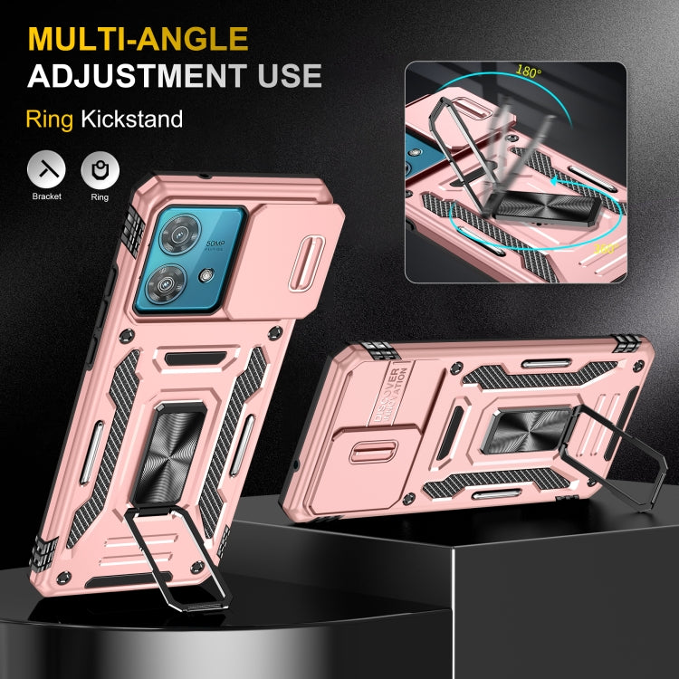For Motorola Edge 40 Neo Armor PC + TPU Camera Shield Phone Case