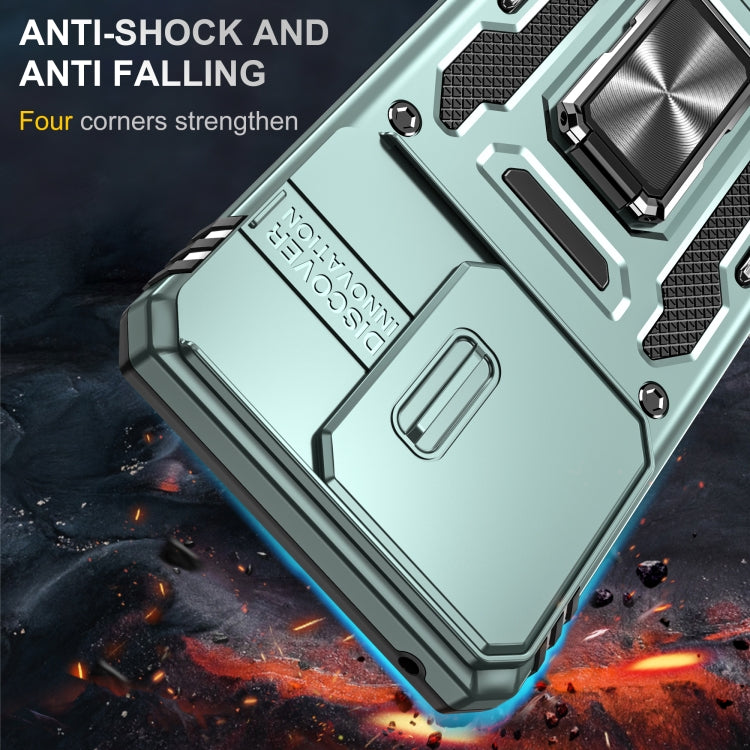 For Motorola Edge 40 Armor PC + TPU Camera Shield Phone Case