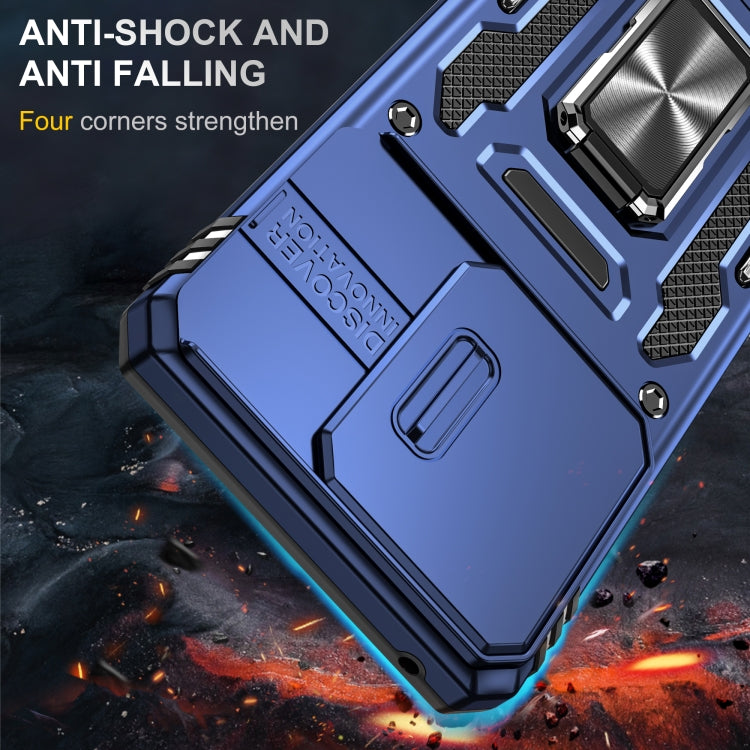 For Motorola Edge 40 Armor PC + TPU Camera Shield Phone Case