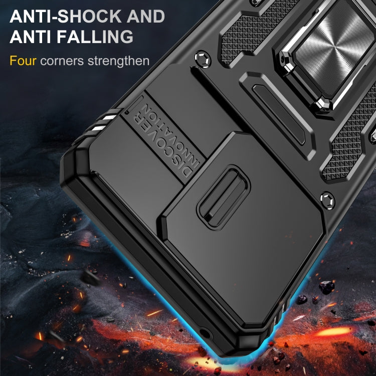 For Motorola Edge 40 Armor PC + TPU Camera Shield Phone Case