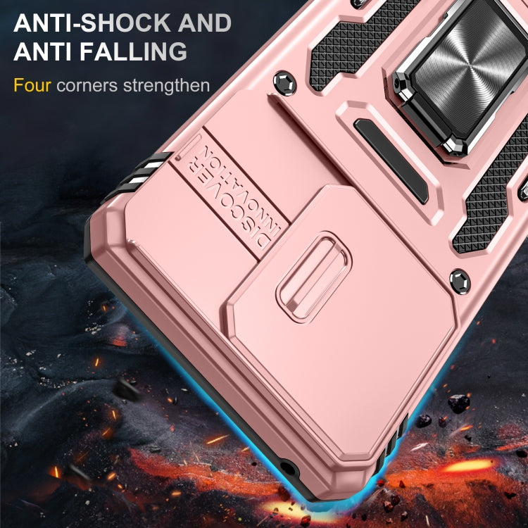 For Motorola Edge 40 Armor PC + TPU Camera Shield Phone Case