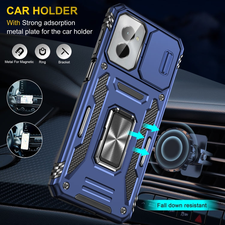 For Motorola Moto G Play 5G 2024 Armor PC + TPU Camera Shield Phone Case