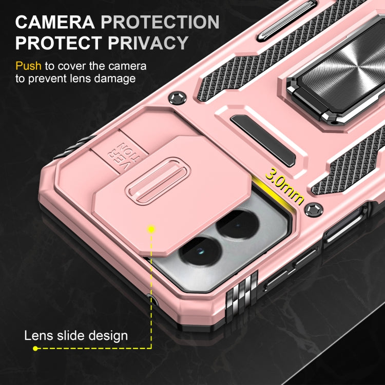 For Motorola Moto G Play 5G 2024 Armor PC + TPU Camera Shield Phone Case