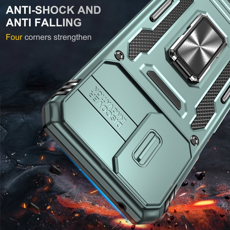 For Motorola Moto G Stylus 5G 2024 Armor PC + TPU Camera Shield Phone Case