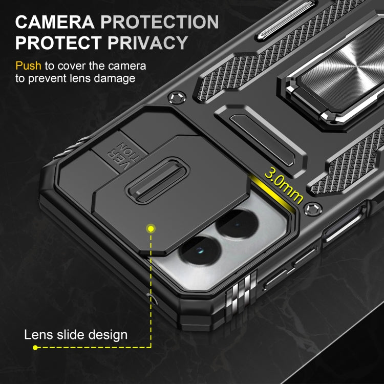 For Motorola Moto G Stylus 5G 2024 Armor PC + TPU Camera Shield Phone Case