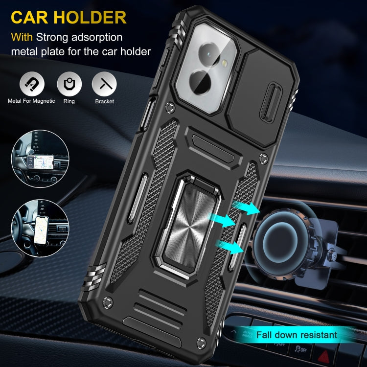 For Motorola Moto G Stylus 5G 2024 Armor PC + TPU Camera Shield Phone Case