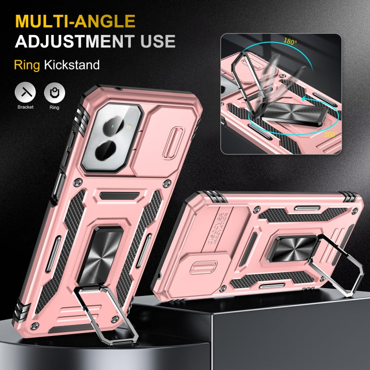 For Motorola Moto G Stylus 5G 2024 Armor PC + TPU Camera Shield Phone Case
