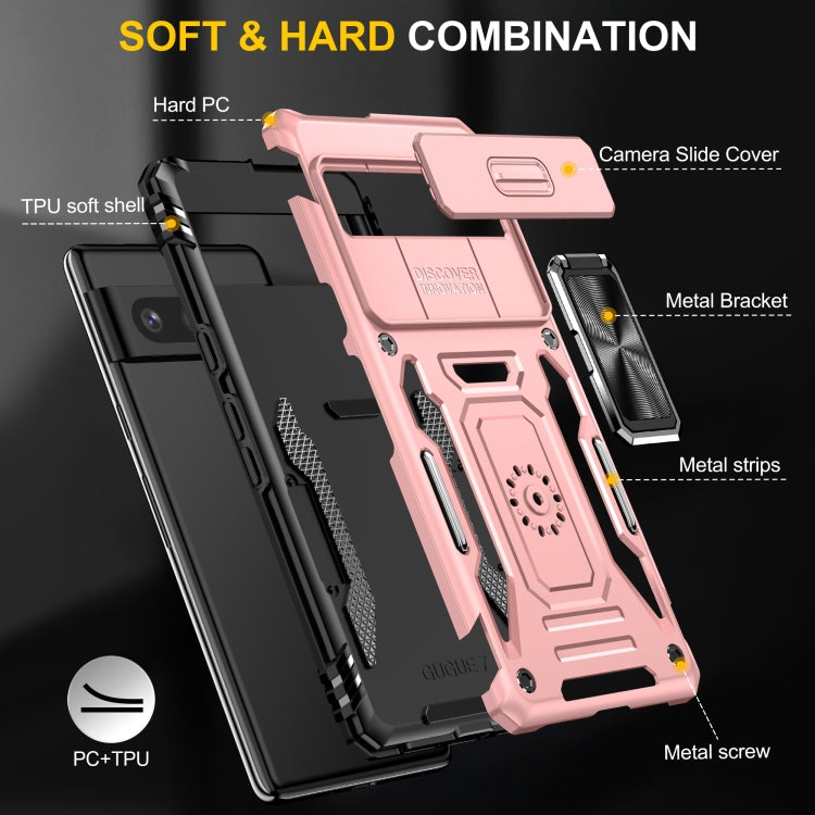 For Google Pixel 9/9 Pro Armor PC + TPU Camera Shield Phone Case