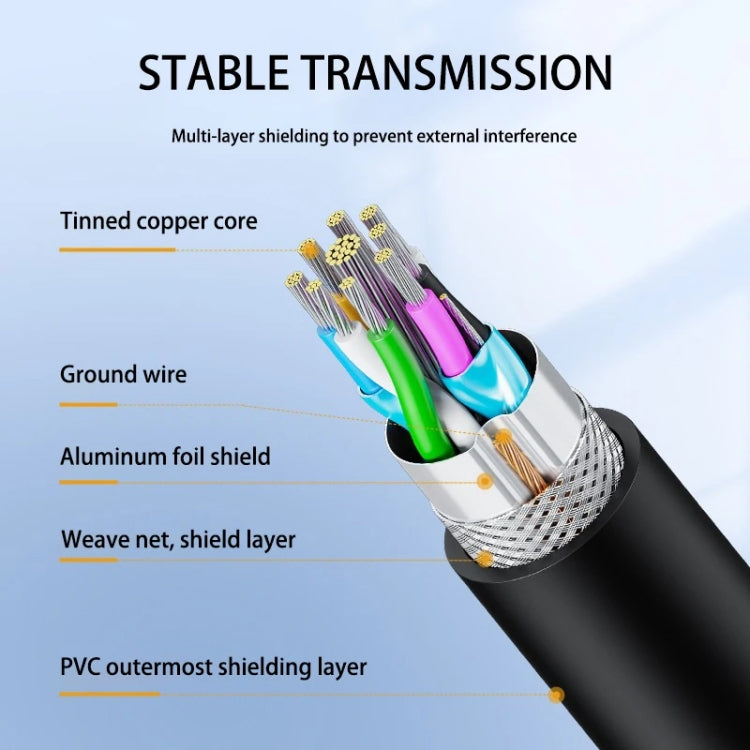 USB 3.0 Female To USB 3.0 Male PVC Cable, Length:1m - Black